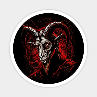 Satanic Goat Magnet